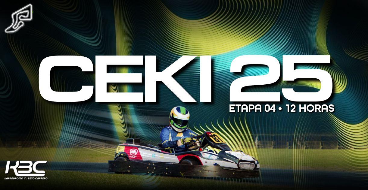 Banner do evento TREINOS CEKI QUARTA ETAPA 2025 - QUINTA FEIRA